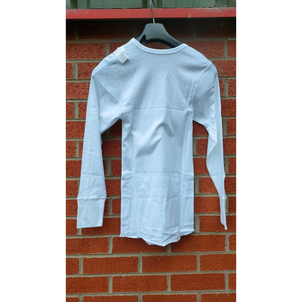 British Army Aircrew Deadstock White Long sleeve Vest / T'shirt