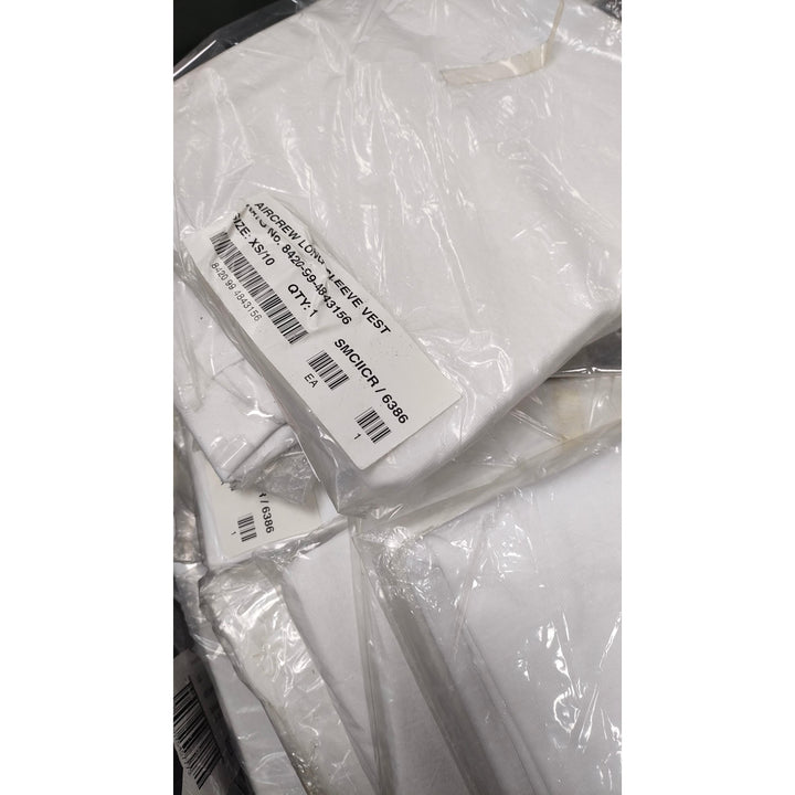 British Army Aircrew Deadstock White Long sleeve Vest / T'shirt
