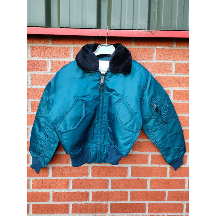 MA2 USAF Flying Bomber Jacket XXS - Blue