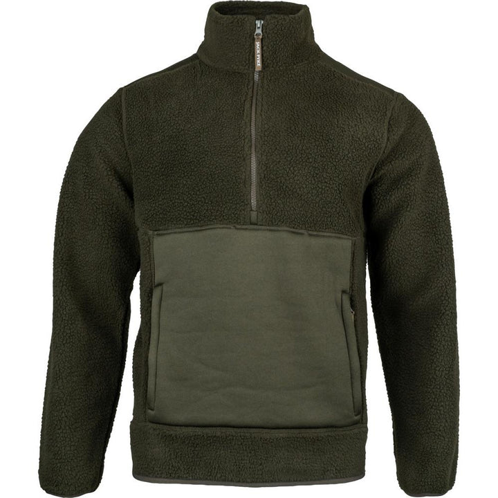 Sherpa Pullover Fleece Dark Olive - Jack Pyke