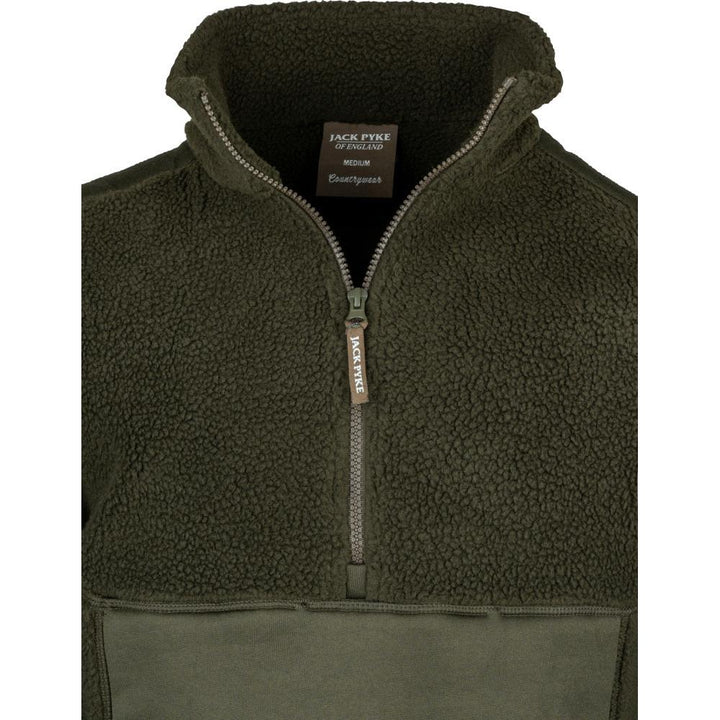 Sherpa Pullover Fleece Dark Olive - Jack Pyke