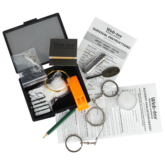 Survival Kit Complete- Plastic Box