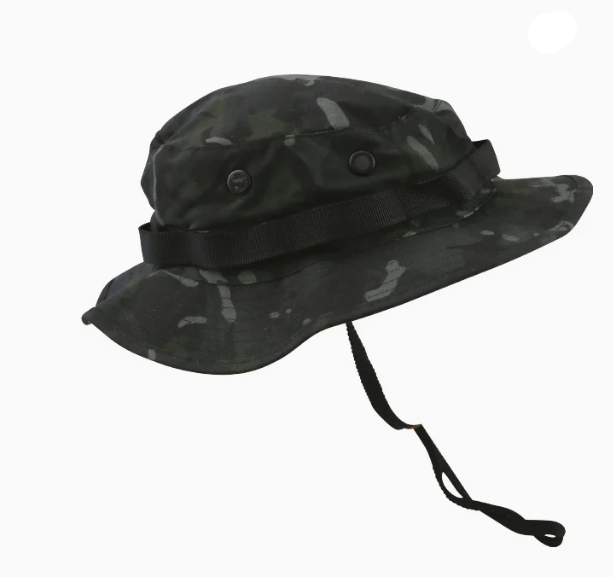 Boonie Hat - US Style Jungle Hat - Black BTP