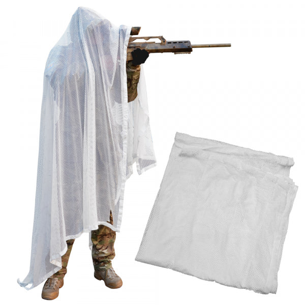 British Army Individual Snow Camo Fibre Net 210x240cm