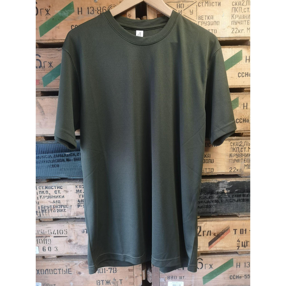 Combat Green Cool Wick T shirt NEW