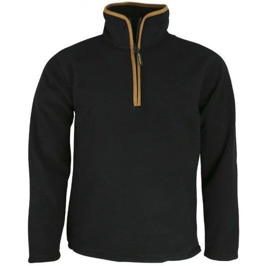 Clearance Country style Fleece Pullover Black