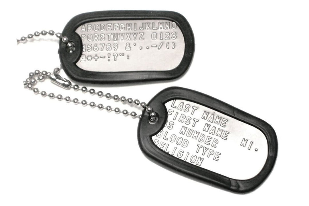 Custom Printed  US Army Style Dog tags