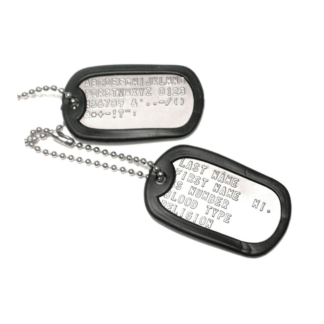 Custom Printed US Army Style Dog tags
