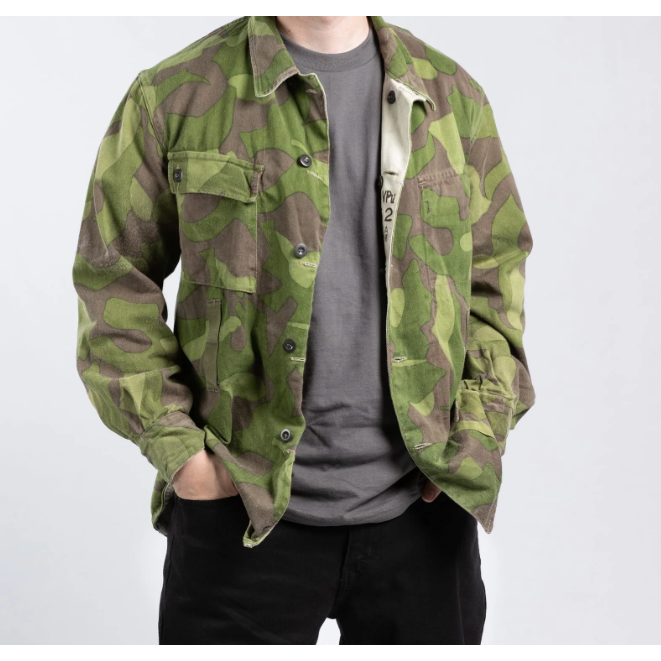 Sniper Variant) Finnish Army Reversable Camo / White Suit M62