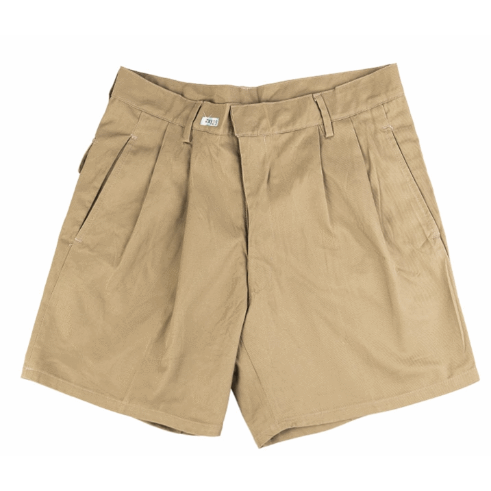 Khaki safari shorts store