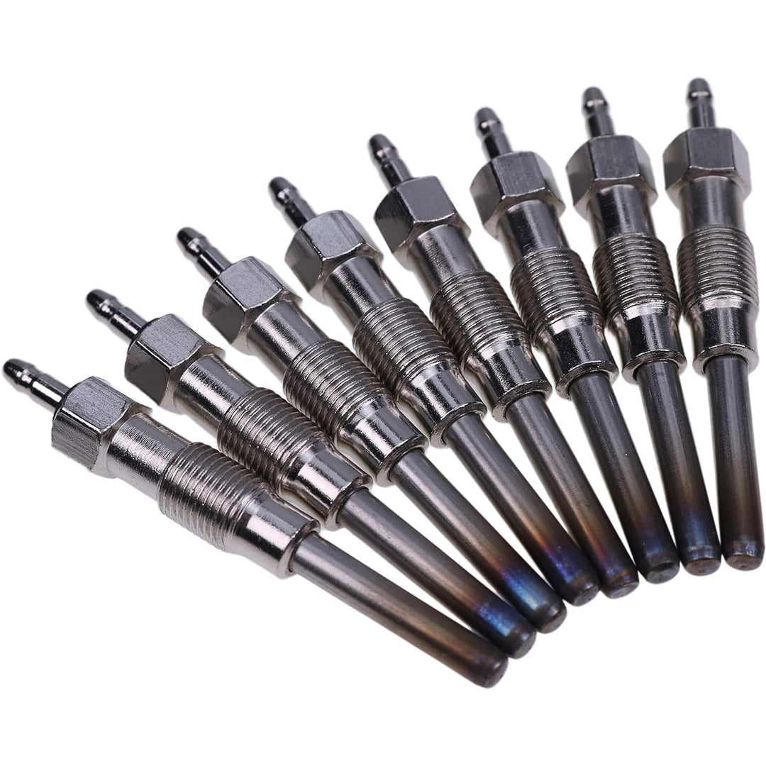Glow Plugs Compatible with Hummer HMMWV set of 8
