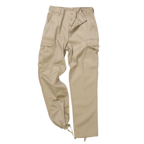 Khaki Beige Mil-Tec BDU style trousers