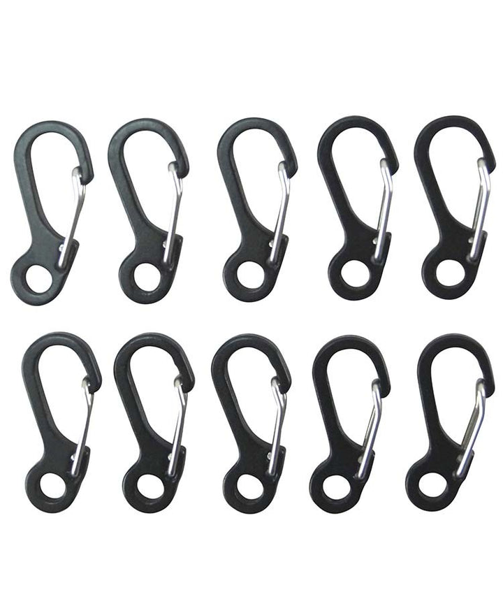 10pk Paracord Carabiners