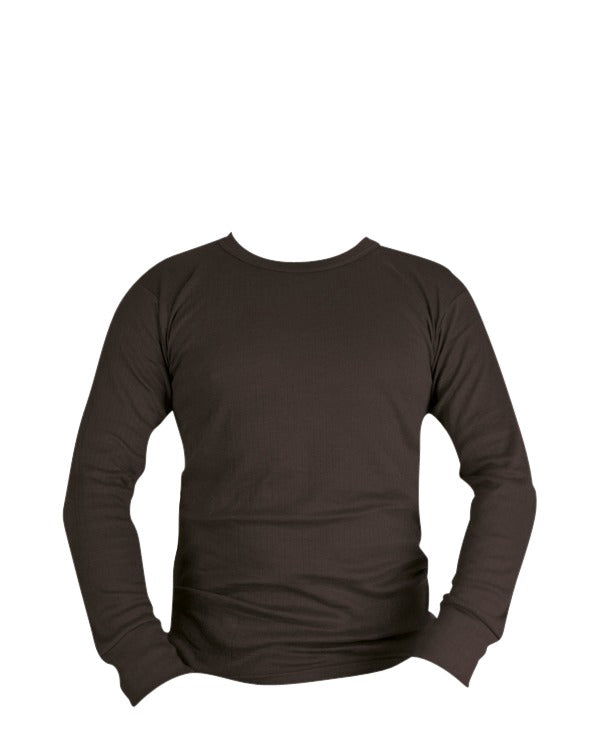 Thermal Long Sleeve Top - Black