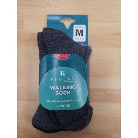 Womens 2pk Walking socks size 5 to 8