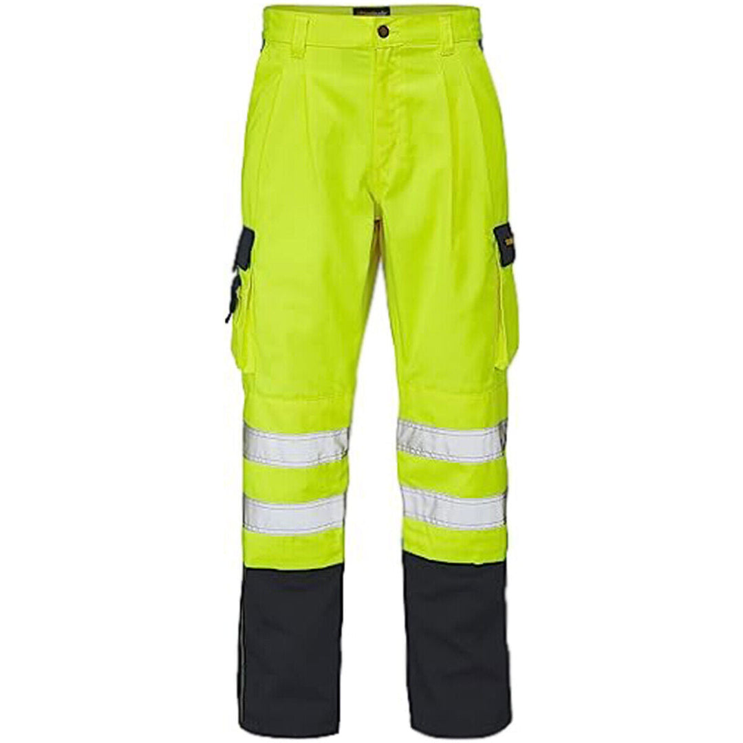 Mens Hi Vis Polycotton Safety Work Trousers - HV039-6