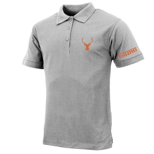Mens Premium Polo Shirt with Stag & Game Logo Printing-3