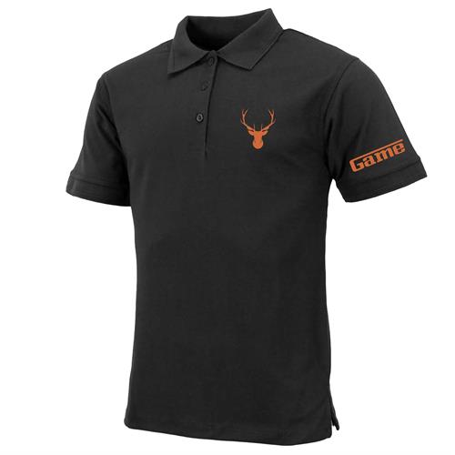 Mens Premium Polo Shirt with Stag & Game Logo Printing-5