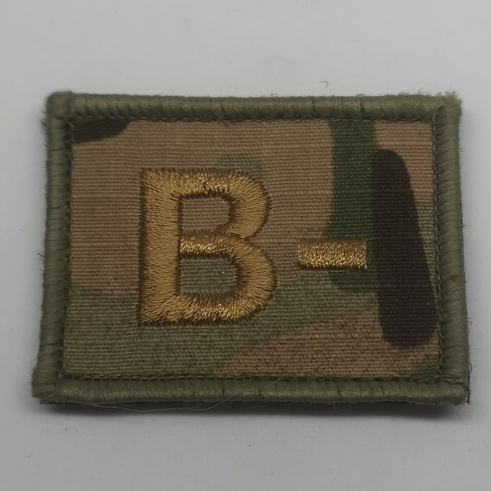 B- Military Blood Group Patch Multicam®