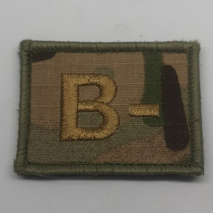 B- Military Blood Group Patch Multicam®