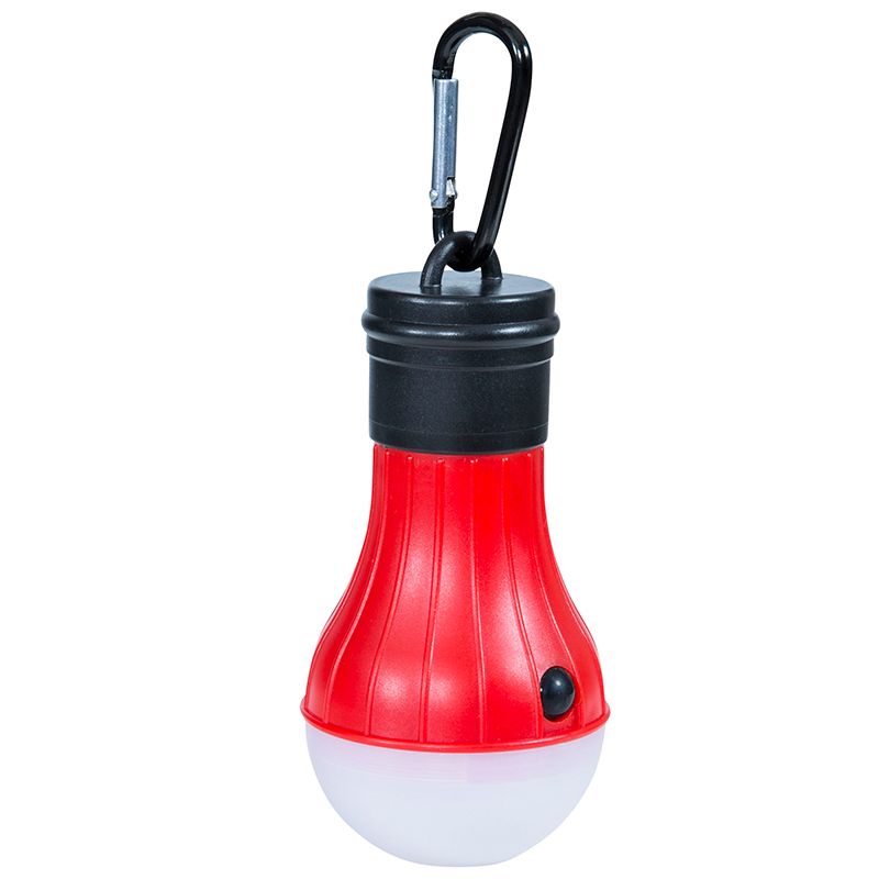 3 LED Camping Hanging Bulb Light with Carabiner