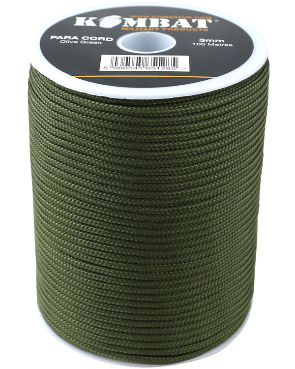 ParaCord on reel - 100m Olive Green