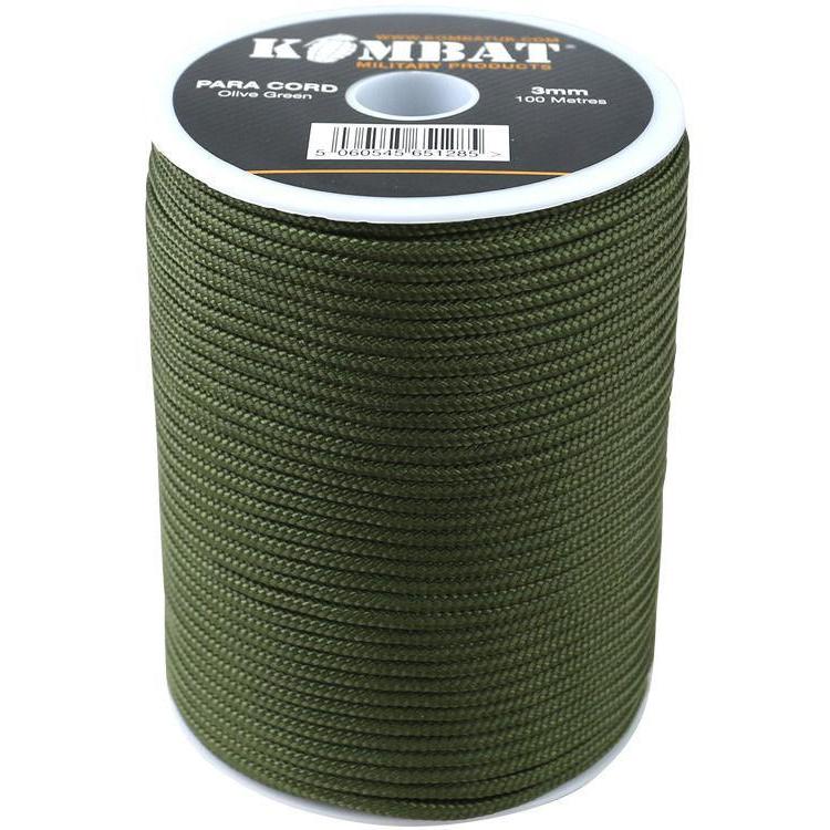 ParaCord on reel - 100m Olive Green