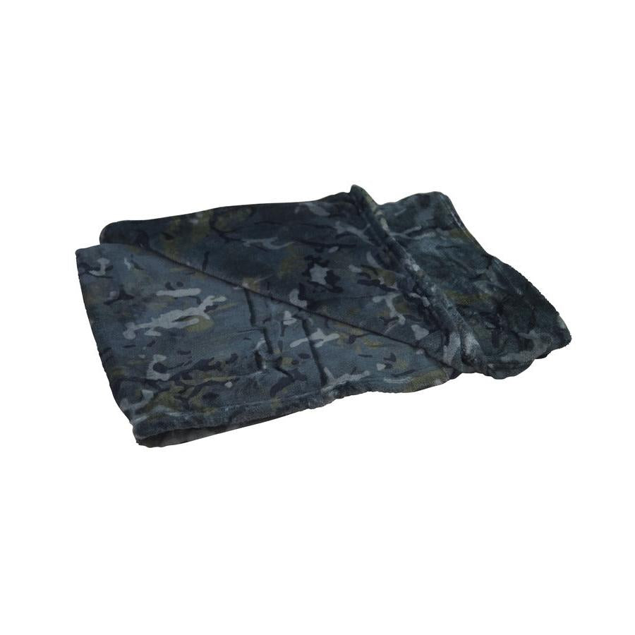 Black BTP Camo Fleece Blanket 150x100cm