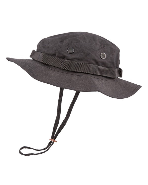 Boonie Hat - US Style Jungle Hat - Black – MilitaryMart