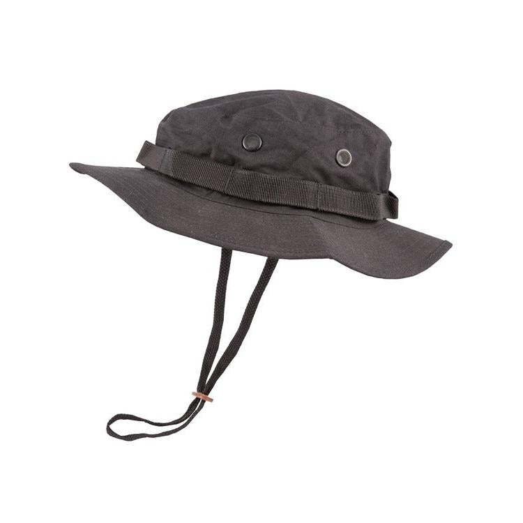 Boonie Hat - US Style Jungle Hat - Black