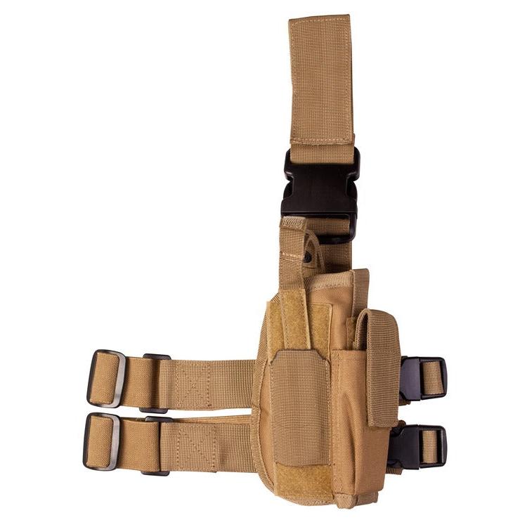 Right Handed Drop Leg Adjustable Holster Coyote