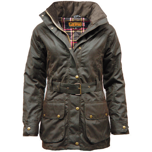 Game Cantrell Padded Antique Waxed Jacket-1