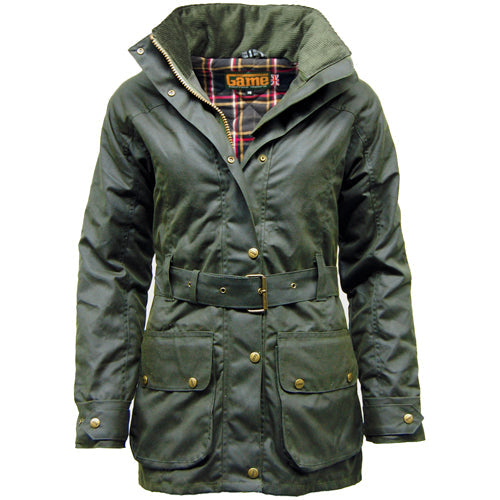 Game Cantrell Padded Antique Waxed Jacket-2
