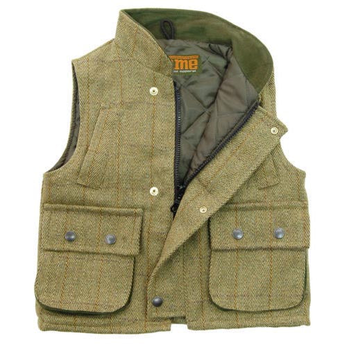 Children's Game Tweed Gilet-0