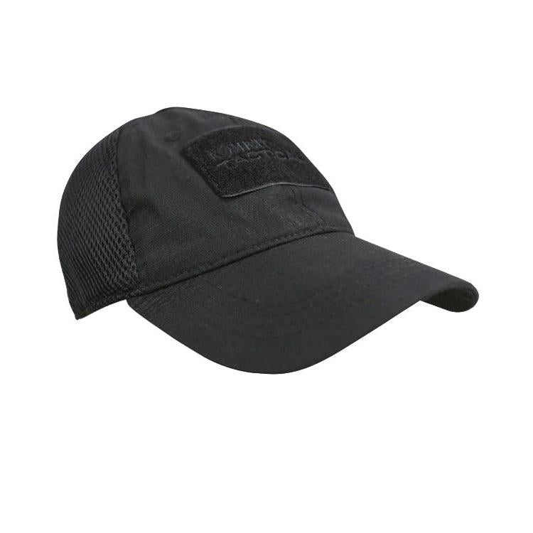 Mesh Backed Operators Cap - Black