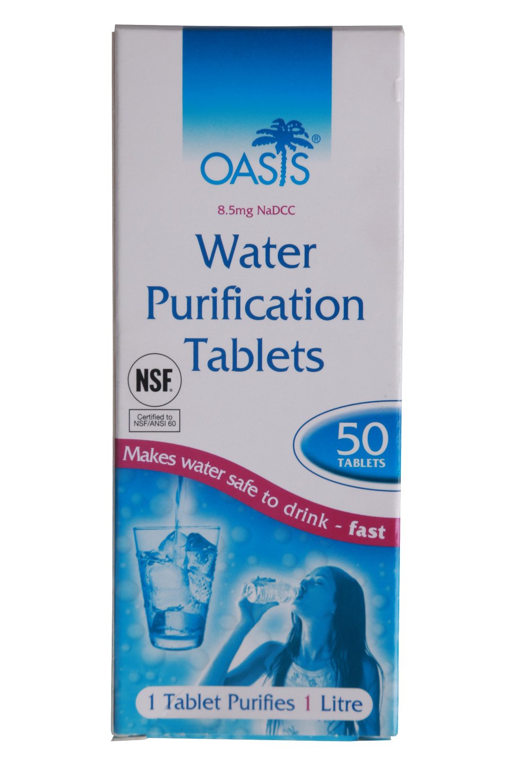 Oasis Water Purification Tablets 50 pk