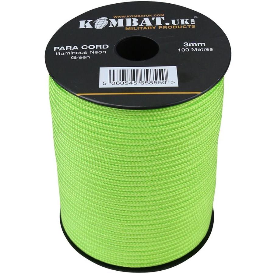ParaCord on reel - 100m Neon Yellow/Green
