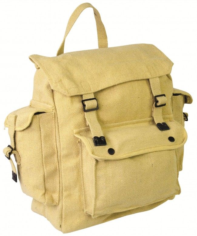 Pocketed Large Webbing Backpack