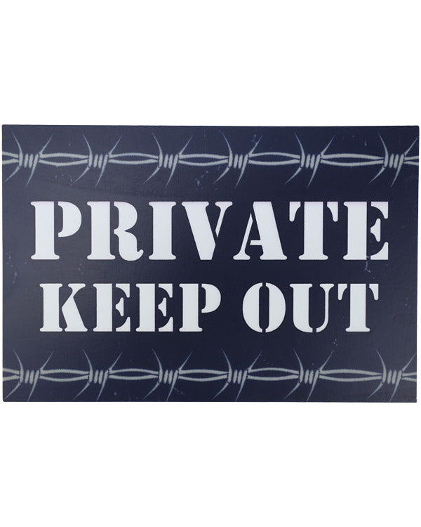 Private Keep Out Sign