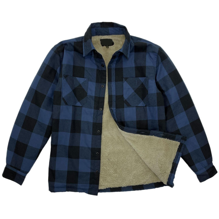 Mens Sherpa Fleece Lined Work Shirt - 4061-11