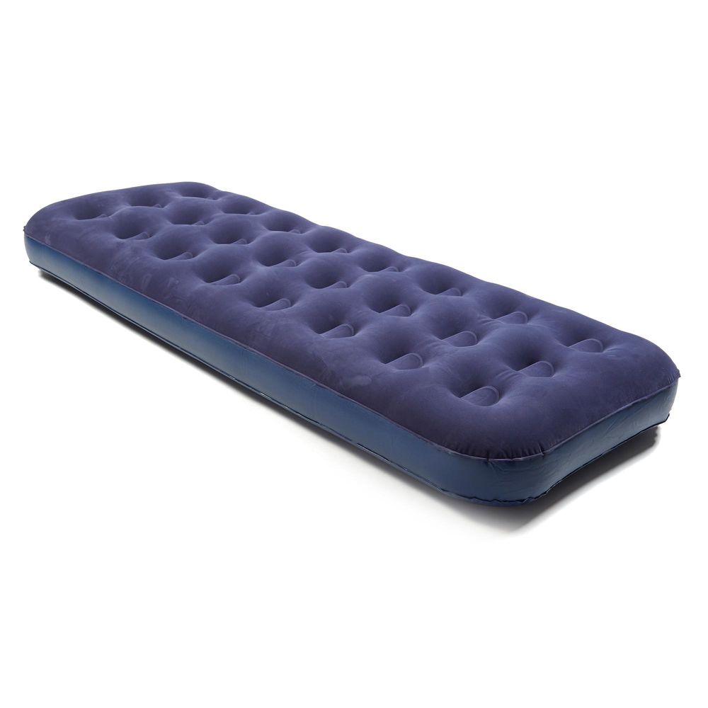 Single Flocked Airbed- Inflatable