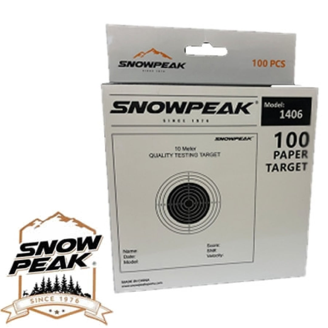 Snowpeak 1406 100pk Paper Target