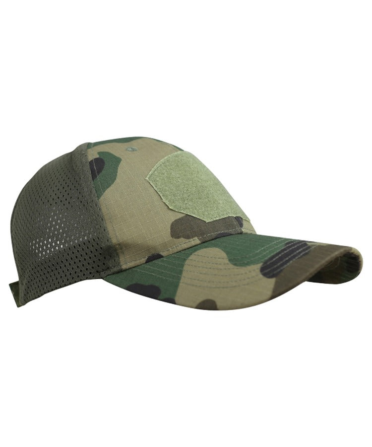 Mesh Backed Special Ops Cap - US Woodland Camo