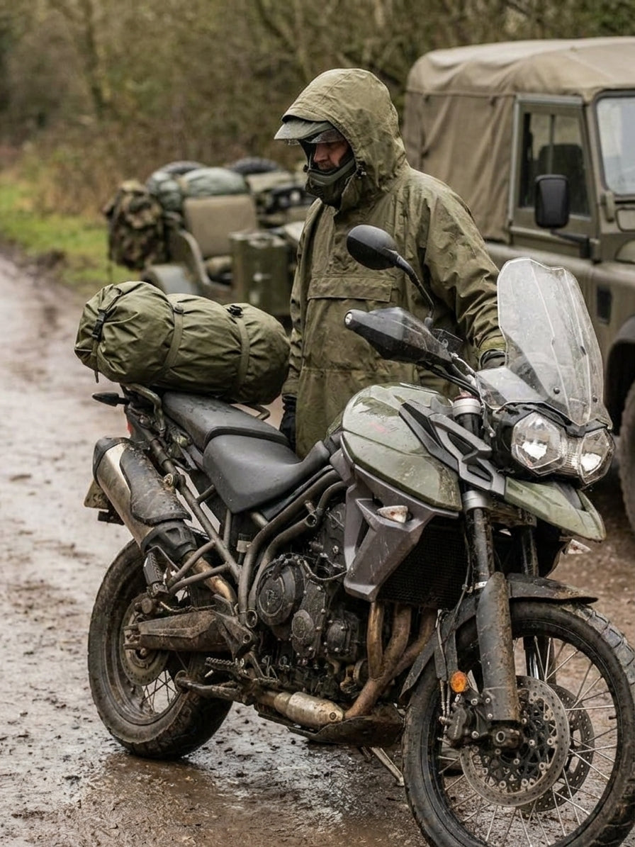 Best military rain ponchos for motorcyclists