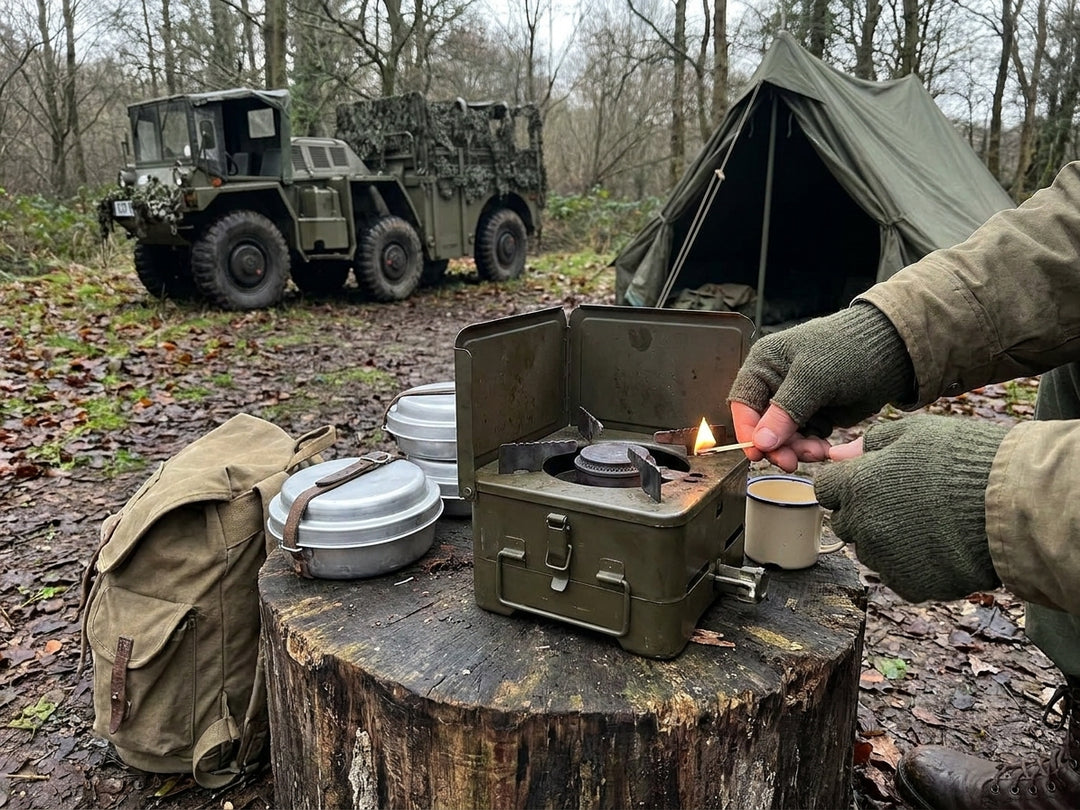 How to use a military surplus stove for camping