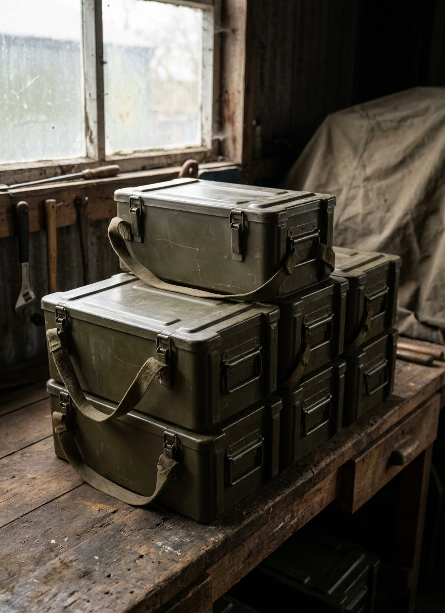 Ammo crates: rugged storage boxes for the home, shed and workshop