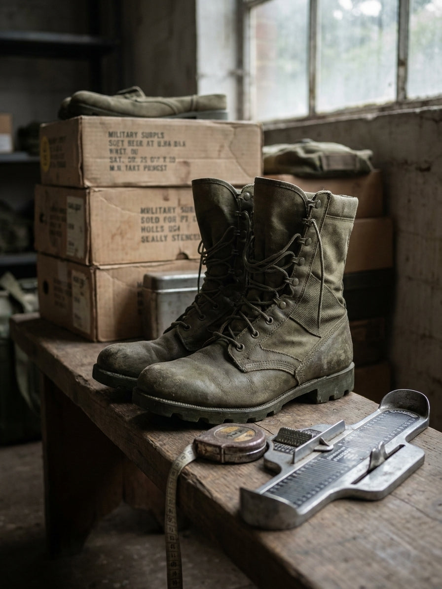 How to choose the right size in military surplus boots