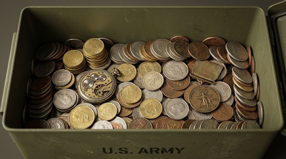 Ammo tins for coin and collectibles storage