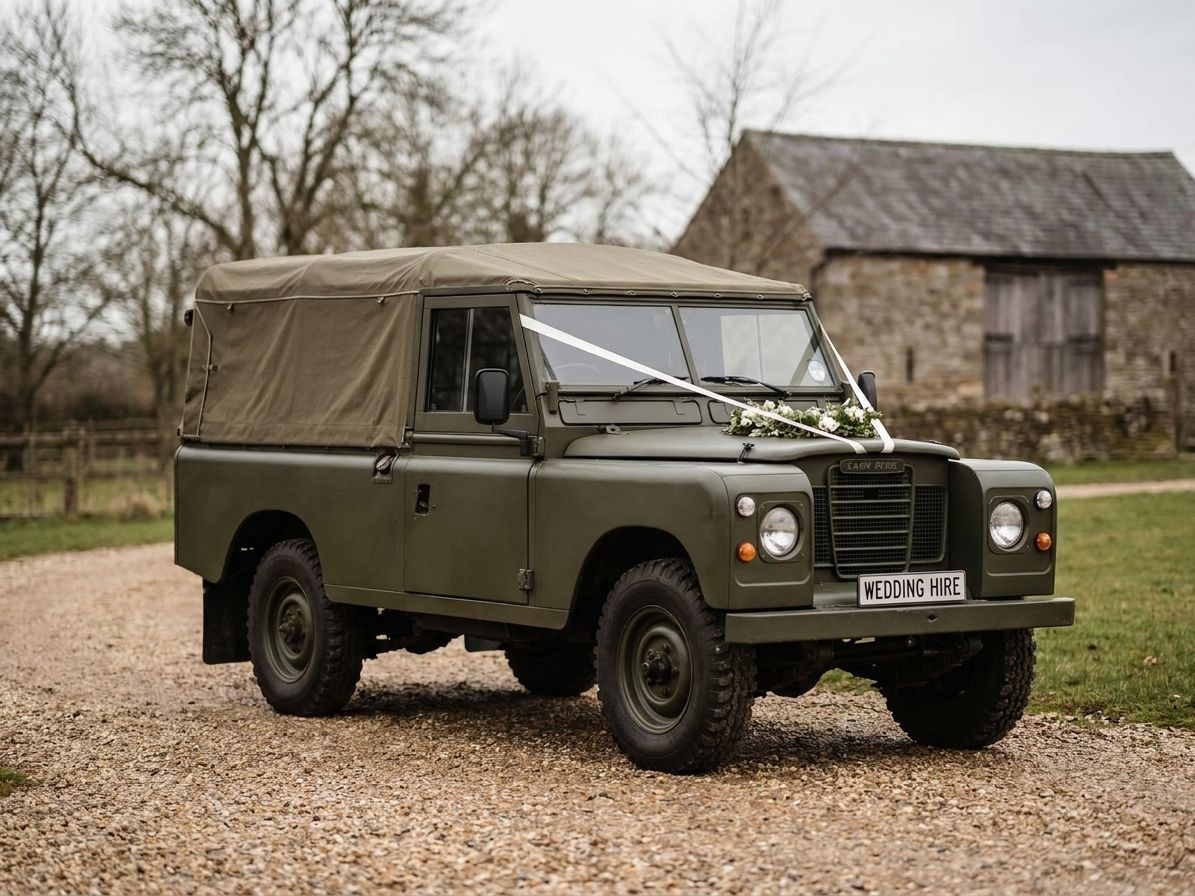Best military vehicles to hire for weddings and events