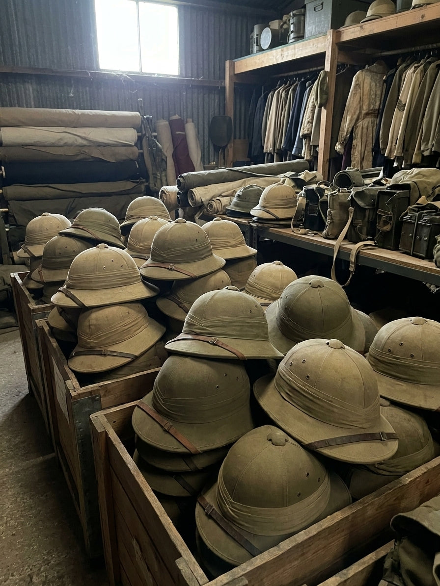Pith helmets for costume and theatre productions